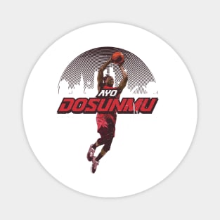 Ayo Dosunmu Chicago Skyline Magnet